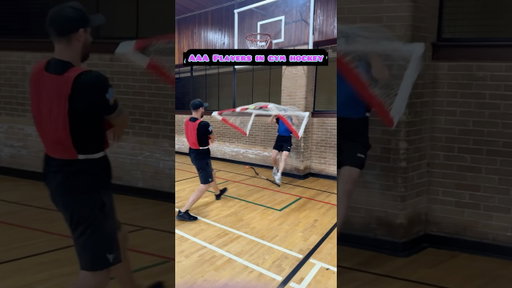 AAA players in Gym Hockey #pavelbarber #hockey #gym #school