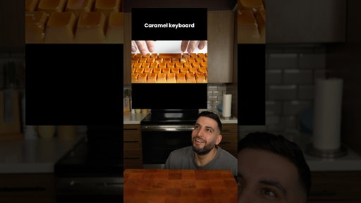 AI edible Keyboard #ai #keyboard #caramel