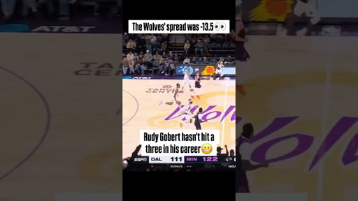This Gobert miss was significant to some 😅