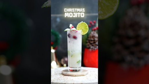 Christmas Mojito 🎄🎅 #christmas #cocktails #bar #bartender #christmascocktails #drink #cocktailbar