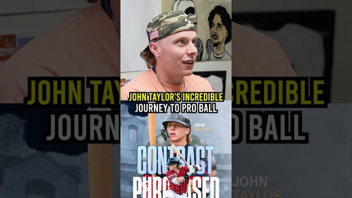 JT’s Journey to Pro Baseball 😳 #baseball #pro #journey #batbros #shorts #mlb