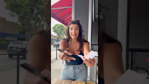 She’s just trying to be respectful… #comedy #italian #italiancomedy #actress #coffee