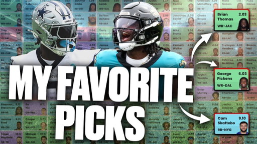 2025 Fantasy Football Mock Draft - My Favorite Picks!
