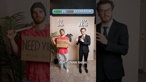 High IQ vs Low IQ Creator