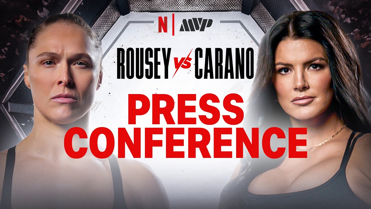 Ronda Rousey vs. Gina Carano | KICK OFF PRESS CONFERENCE | Netflix