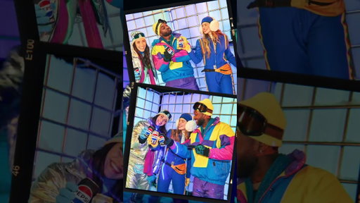 La joie de Pepsi : un concert en hiver