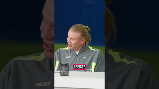 Haaland Asks Zerkaa Who He Supports...
