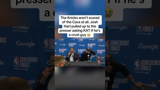Are you a crust guy? Knicks take a 2-0 series lead #newyork #knicks #nba #joshhart #shorts