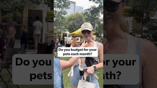 Do you budget for your pets each month?