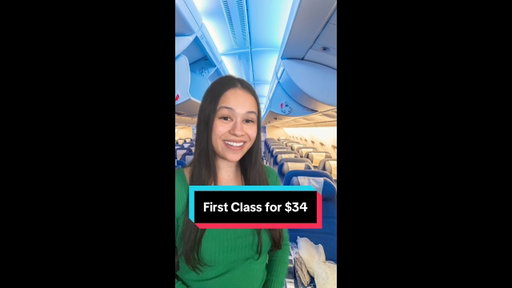 Airlines don’t want you to know this first-class hack… ✈️ 💰 #travel #personalfinance #erika #shorts