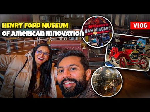 Henry Ford Museum of American Innovation!#kajalkevadiya #weeklyvlog #michigan #vlog #fordmuseum