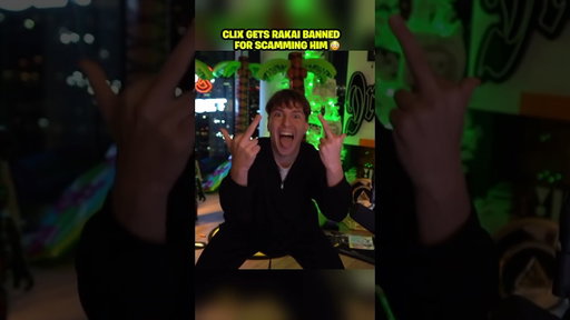 Clix gets Rakai BANNED for scamming him 😳