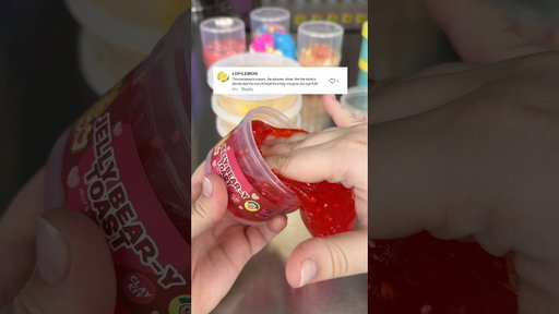 Why are your slime jars only half full?