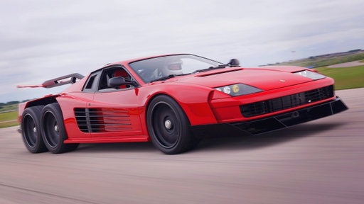 The F6 Ferrari: Gas Monkey’s 6-Wheeled Testarossa Is DONE | Gas Monkey Garage