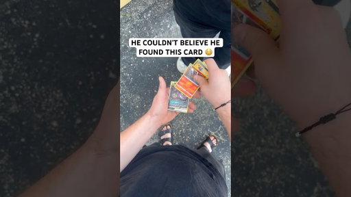 HE FOUND AN ULTRA-RARE POKEMON CARD 🤯