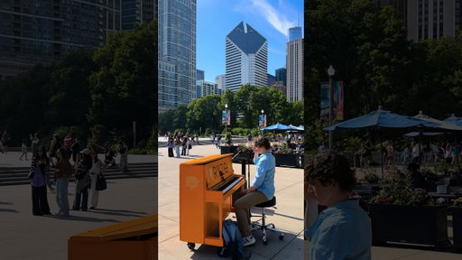 Blown away 🤯🤯 #chicago #pianist #talented