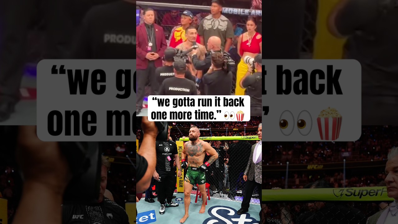 Max Holloway vs. Conor McGregor part three? 🧐