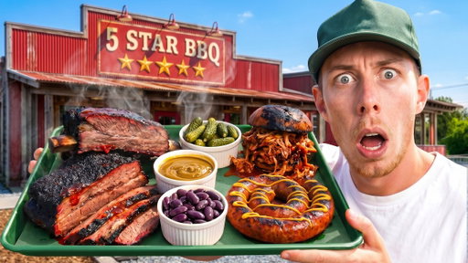 Brit Tries Texas BBQ For First Time!
