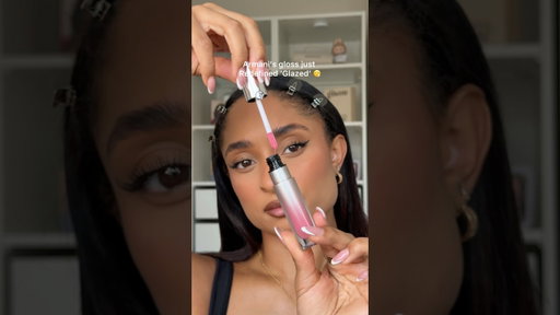 NEW FAVE LIP GLOSS!!🚨 ​⁠@Armani Prisma Glass Icy Plumper 35 🥶 #armanibeauty #makeup
