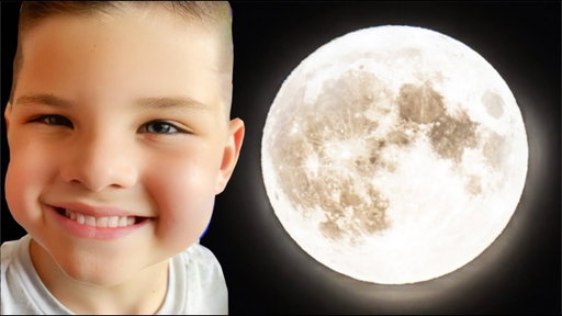 iPad Kid Tries to Steal the Moon