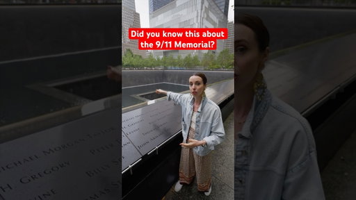 Did you know this about the 9/11 Memorial?