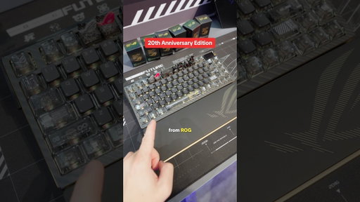 Real gold was used on this keyboard 😳 ROG AZOTH EXTREME EDITION 20