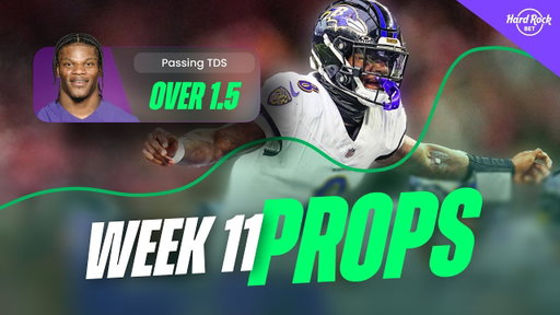 Top 11 NFL Player Props Picks for Week 11 | Prop Bets & TD Scorers (2025)