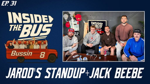 Jarod Recaps His Stand Up + Jack Beebe Making Rugs For Pat McAfee & Adam Vinatieri | Inside The Bus