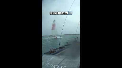 Incident between the Japanese and USA teams when we raced in Bermuda 2021 ⏮️  #SailGP