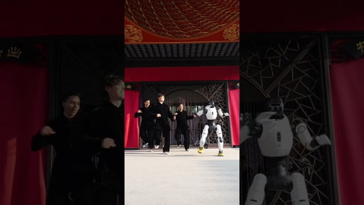 The robot taught us its moves.. who did better though?👀🤧 #HumanoidRobot #RobotDance #RobotVsHuman