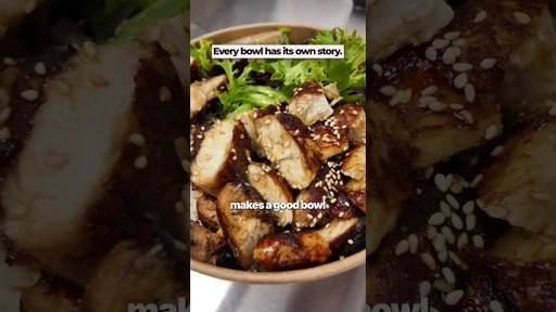 Mixing fresh crunchy toppings directly into hot rice and thick sauce is an elite texture experience.