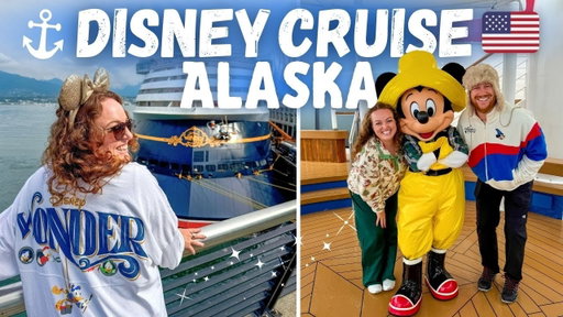 DISNEY CRUISE ALASKA VLOG 🚢  Part 1 🐋 Embarkation Day, Navigator's Verandah Cabin & Disney Wonder 🇺🇸