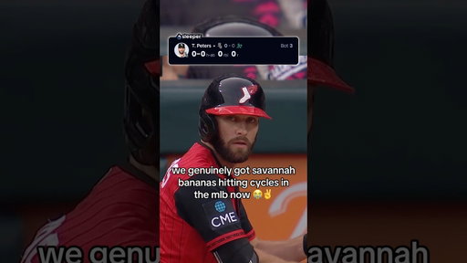 Triple and Homer in the same inning is crazy 😭