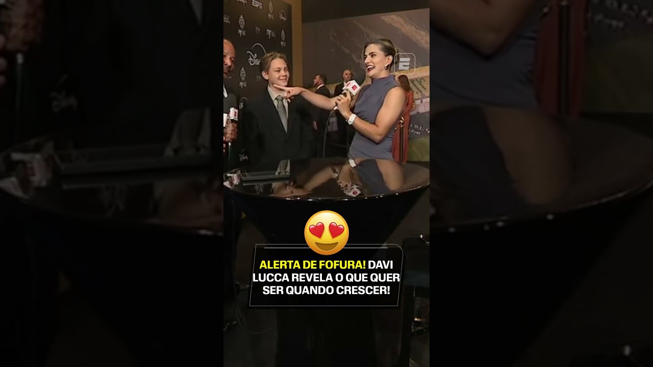 DAVI LUCCA FALA QUE QUER FAZER FACULDADE DE MARKETING! QUE FOFURA! 😍🥰👏