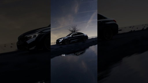 Sunlight reveals the hidden blue hues in the Carbon Black Metallic M340i xDrive 50 Jahre Edition.
