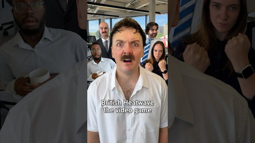 British Heatwave: THE VIDEO GAME 🎮🥵 #GTA #Comedy #HeatWave #Work #Gamer #Summer #Halo #COD