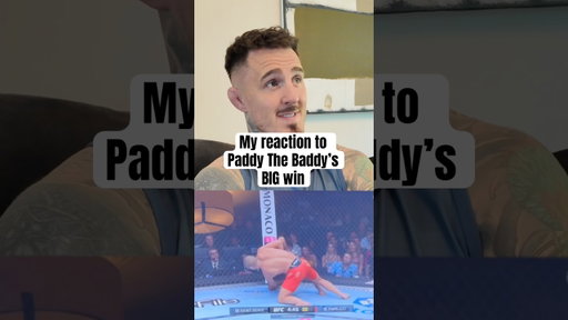 Go on Paddy! Love to see it 😍 #ufc329 #reaction