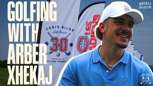 Canadiens' Arber Xhekaj Tees Off at the Chris Nilan Golf Classic Powered by The Liam Foundation