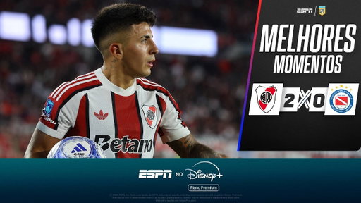 THIAGO ALMADA ESTREIA COM ASSISTÊNCIA, E RIVER PLATE BATE ARGENTINOS JRS | MELHORES MOMENTOS