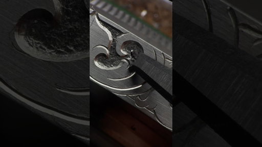 Cutting the case side of “Moby Dick” project. #watches #indieartist #artcollection #handengraved