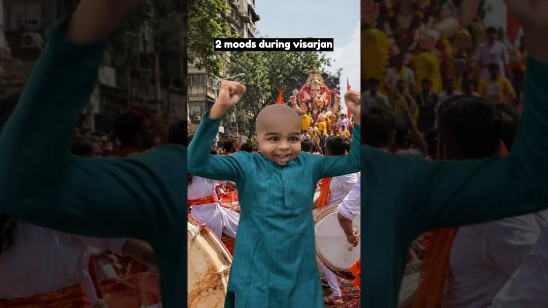Moods during Visarjan | Manish Kharage #shorts