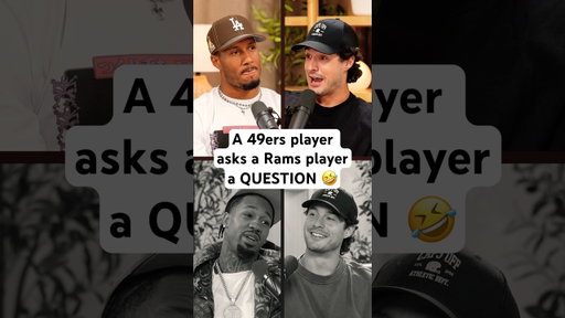 This QUESTION by a 49ers player 🤣 #sanfrancisco49ers #49ersfaithful #larams #rams #49ers