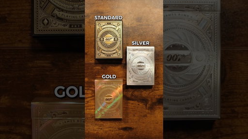 Which Of These 007 Playing Cards Is The Best? 😮 #shorts #fyp #viralvid #asmr #cards #shuffle