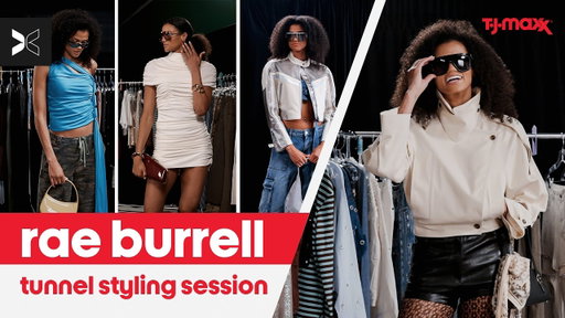 Rae Burrell Always Makes A Statement, Starting With Sunglasses | Tunnel Styling Session w/ TJ Maxx
