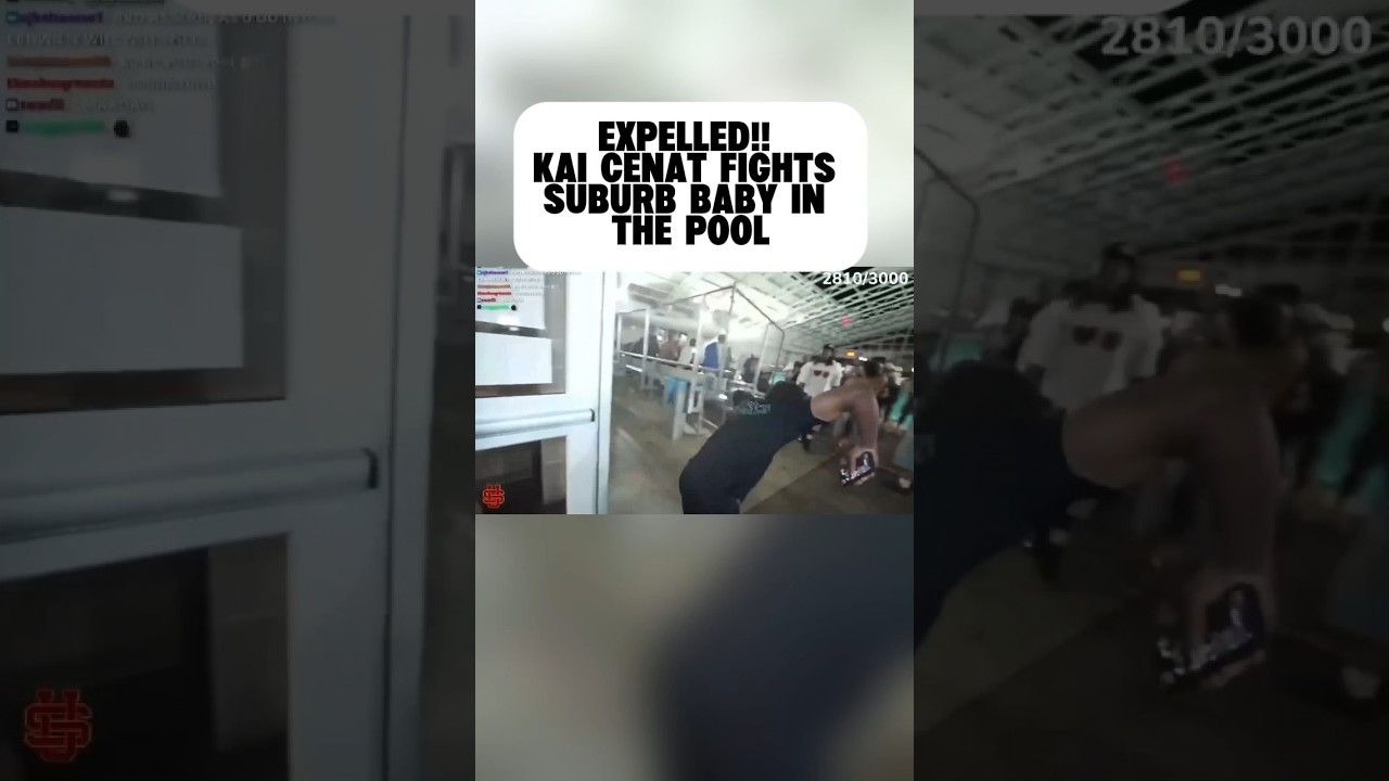 Kai Cenat Fights Suburb Baby In The Pool At Streamer University