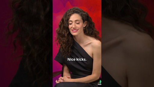 Emmy Rossum knows ball 😮‍💨#EmmyRossum #FuriousonHulu #Celine #Sneakers #Zoolander