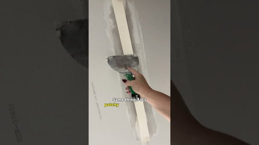 Better tape starts here!Thin your mud, spread it evenly & start in the middle!@USG_Corp #usgpartner