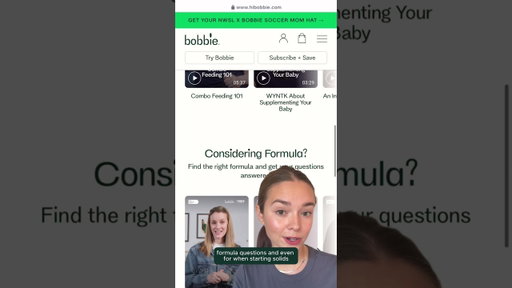 Check out The Feeding Room on hibobbie.com for infant feeding content #formulafeeding #breastfeeding