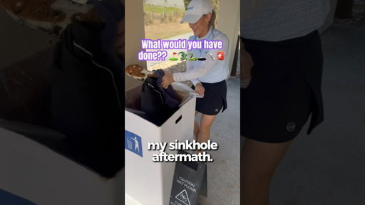 What would you have done here?? 😳😳 #golfer #golffails #golfgirl #golflife #hadleywalts #golfshorts