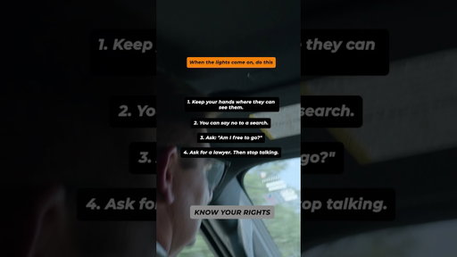 When you're pulled over, the goal isn't to win an argument - it's to protect your rights.